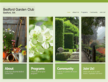 Tablet Screenshot of bedfordgardenclub.org