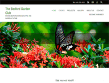 Tablet Screenshot of bedfordgardenclub.com